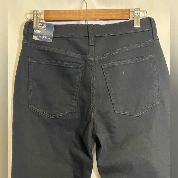 J.Crew Petite essential straight jean in all-day stretch Size 26P NWT